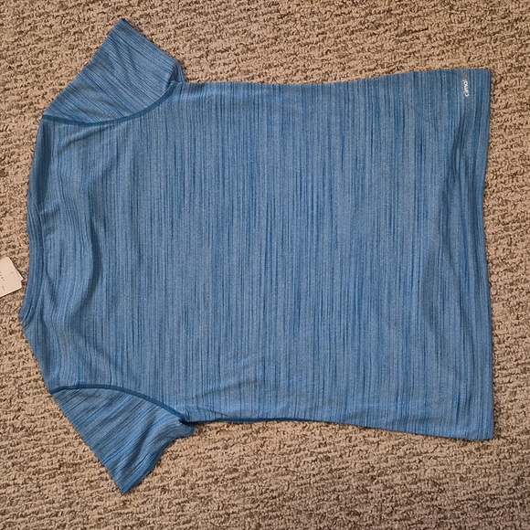 Adidas Climalite University Blue Ultimate Tee Shirt V Neck size XL Women’s - Picture 3 of 3